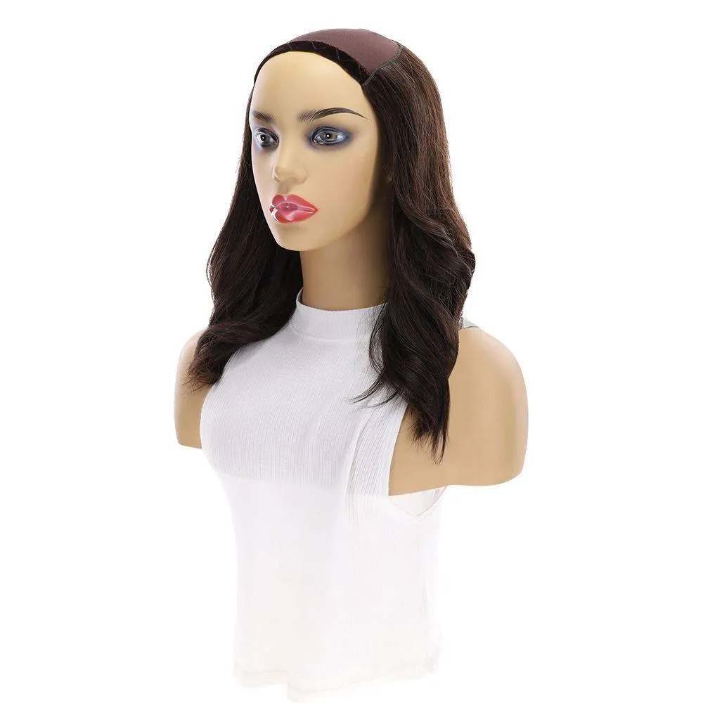 16" HatFall Wig Dark Brown