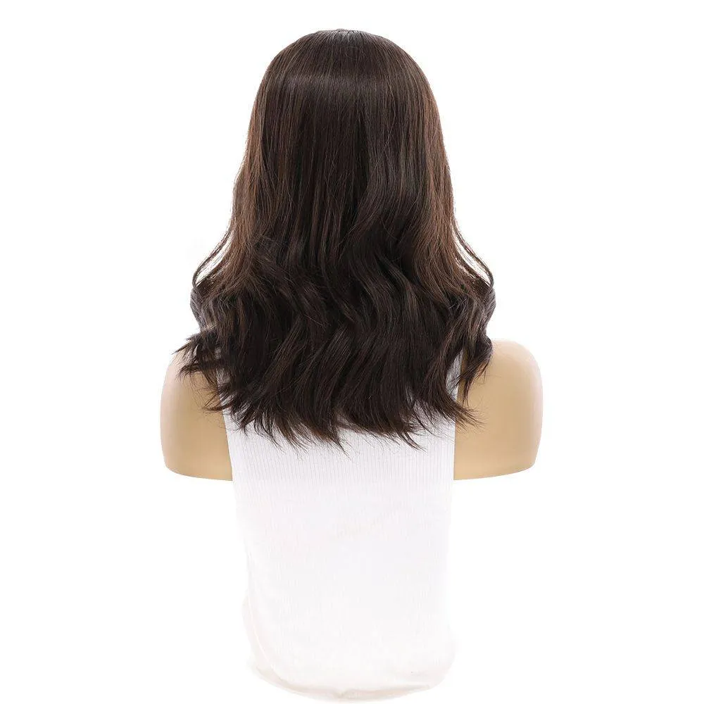 16" HatFall Wig Dark Brown