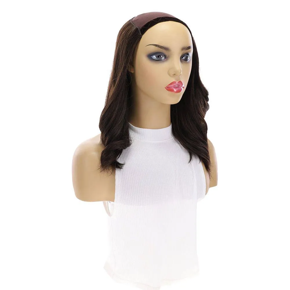 16" HatFall Wig Dark Brown