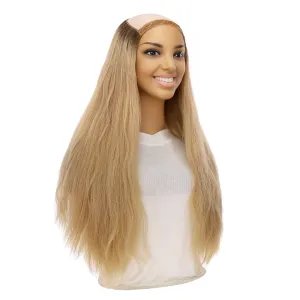 24" HatFall Wig Golden Blonde Wavy