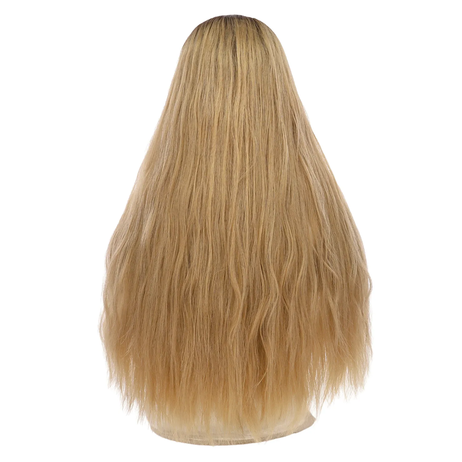 24" HatFall Wig Golden Blonde Wavy