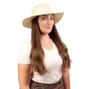24" HatFall Wig Layered Medium Brown Balayage