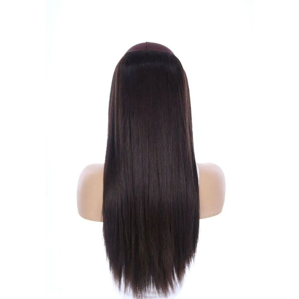 24" HatFall Wig Natural Black
