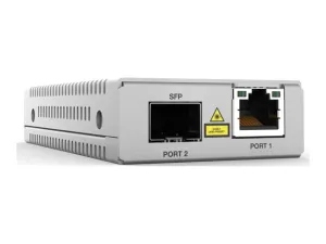 Allied Telesis AT MMC2000I/SP - Fiber media converter - 1GbE - 1000Base-T, 1000Base-X, 100Base-TX, 100Base-X, 10Base-T - RJ-45 AT-MMC2000I/SP-960