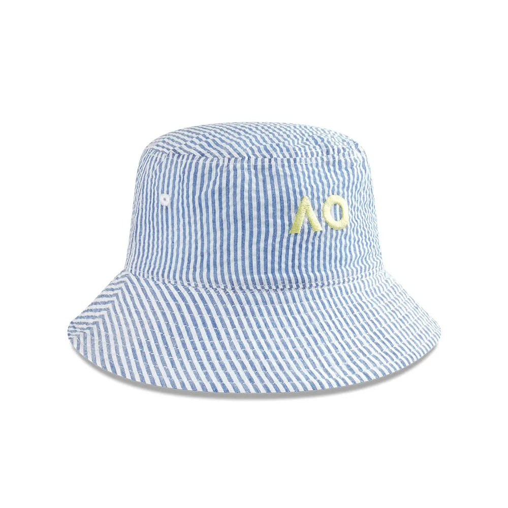 Australian Open '25 Reversible Cotton Terry Blue Bucket