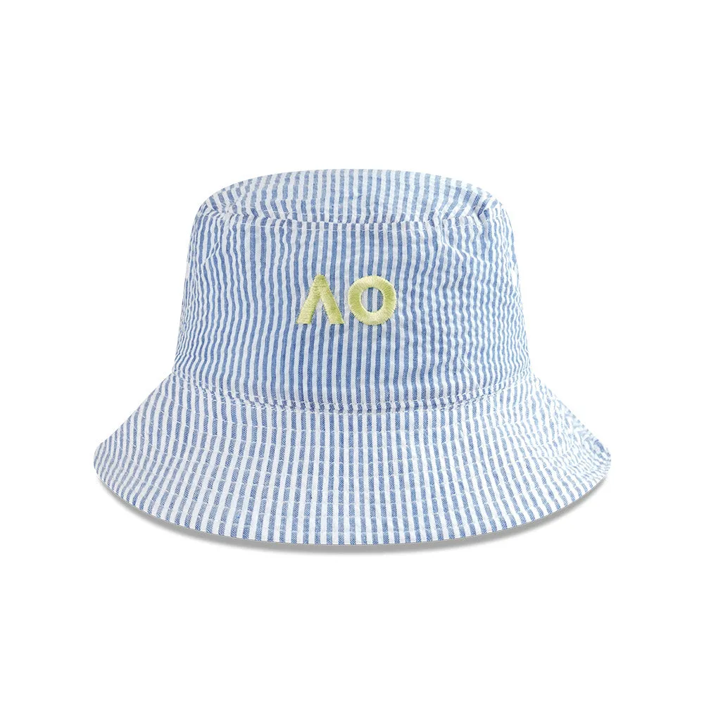 Australian Open '25 Reversible Cotton Terry Blue Bucket
