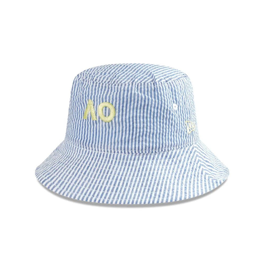 Australian Open '25 Reversible Cotton Terry Blue Bucket