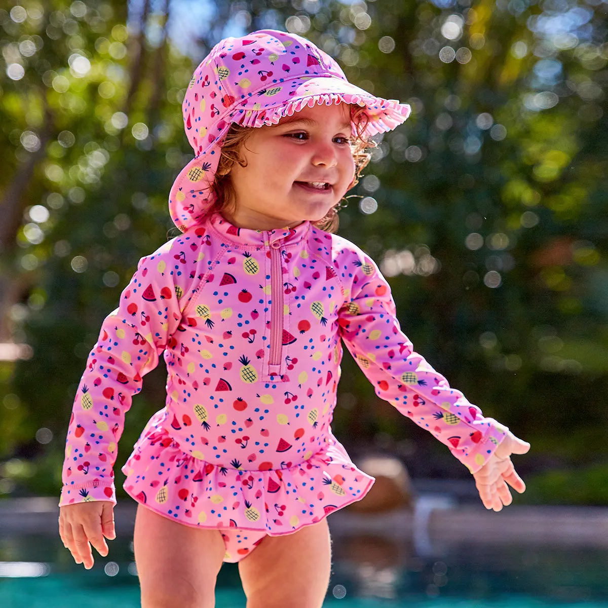 Baby Girl's Swim Flap Hat