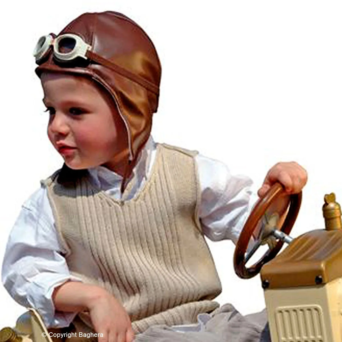 Baghera Vintage Racing Cap & Goggles