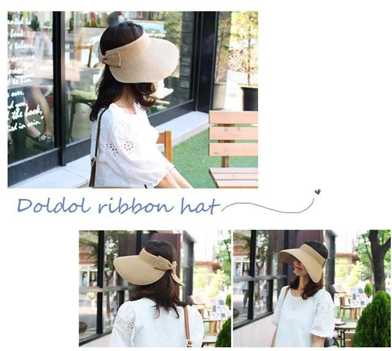 Beach Hats For Women Straw Hat UV Adult Parent-Child Hat