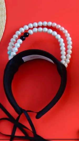 Double Pearl Headband