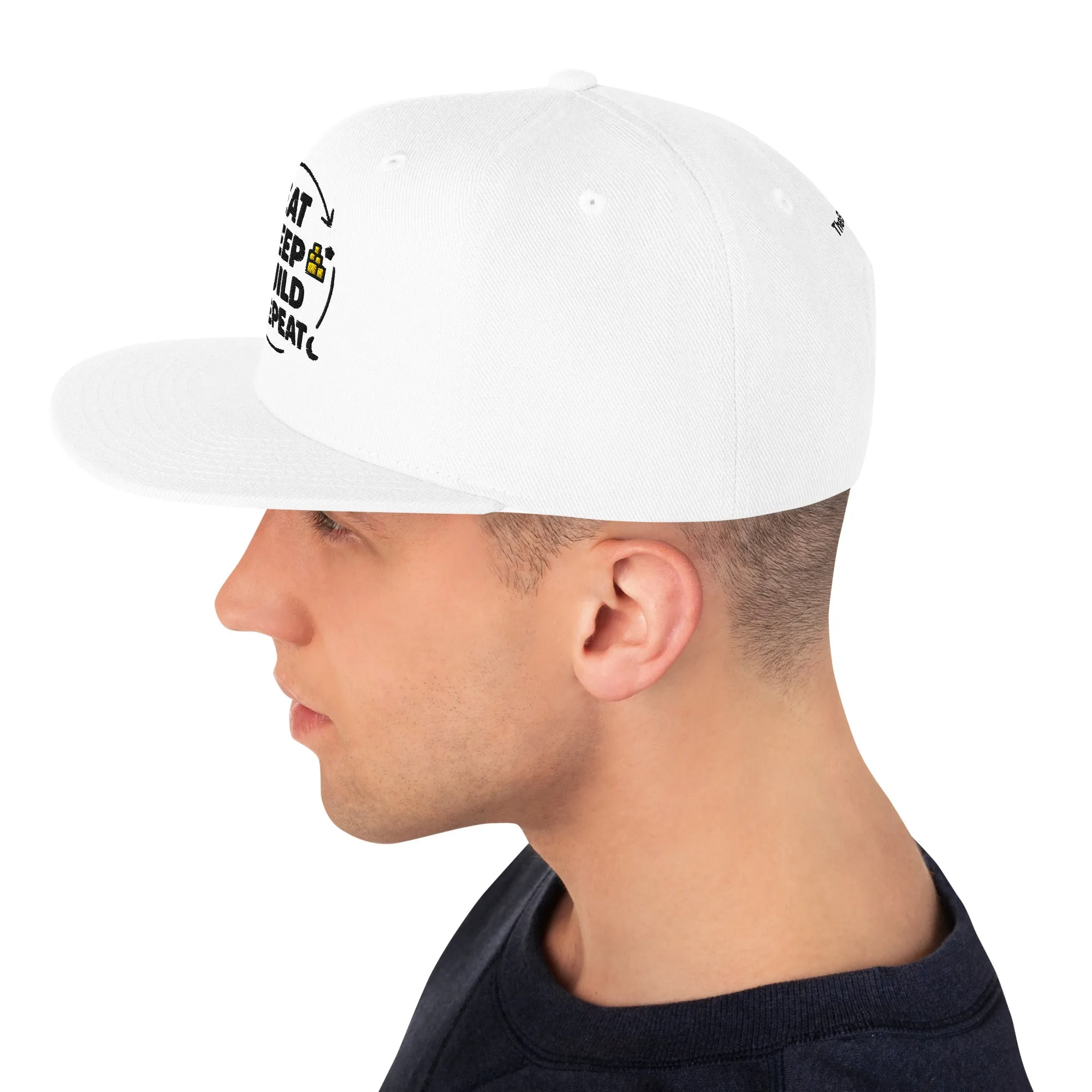 Eat. Sleep. Build. Repeat Hat