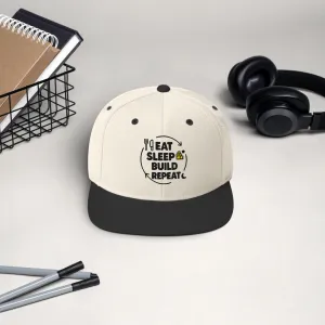 Eat. Sleep. Build. Repeat Hat