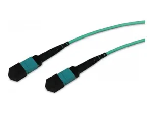 ENET - Network cable - MTP/MPO (F) to MTP/MPO (F) - 30.5 m - fiber optic - simplex - OM4 - aqua MTPF2XO-OM4-100F-ENC