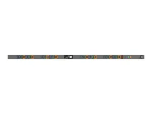 Geist Monitored Outlet Level EC MNR5MGB0-24PK38-2TL21A0A10-S-A - Power distribution unit (rack-mountable) - AC 100-120/200-240 VP6N20A1