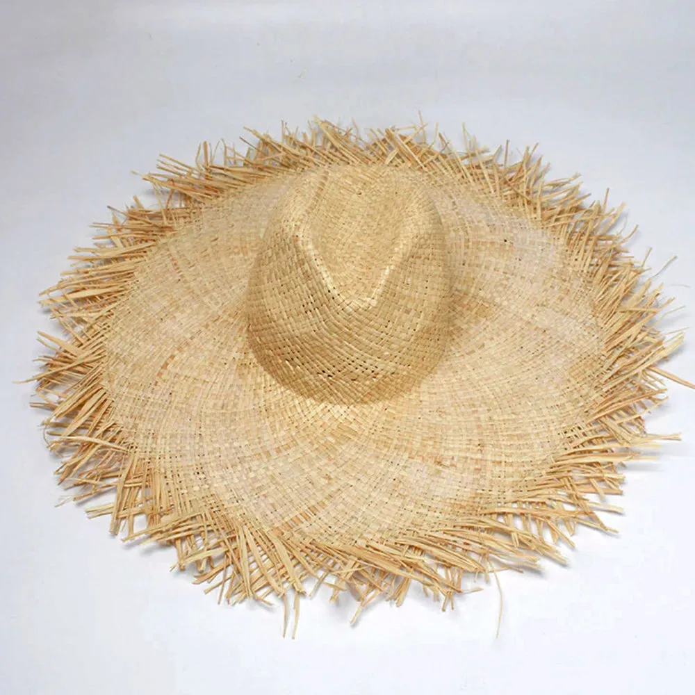 Handmade Women Straw Sun Hats C4B