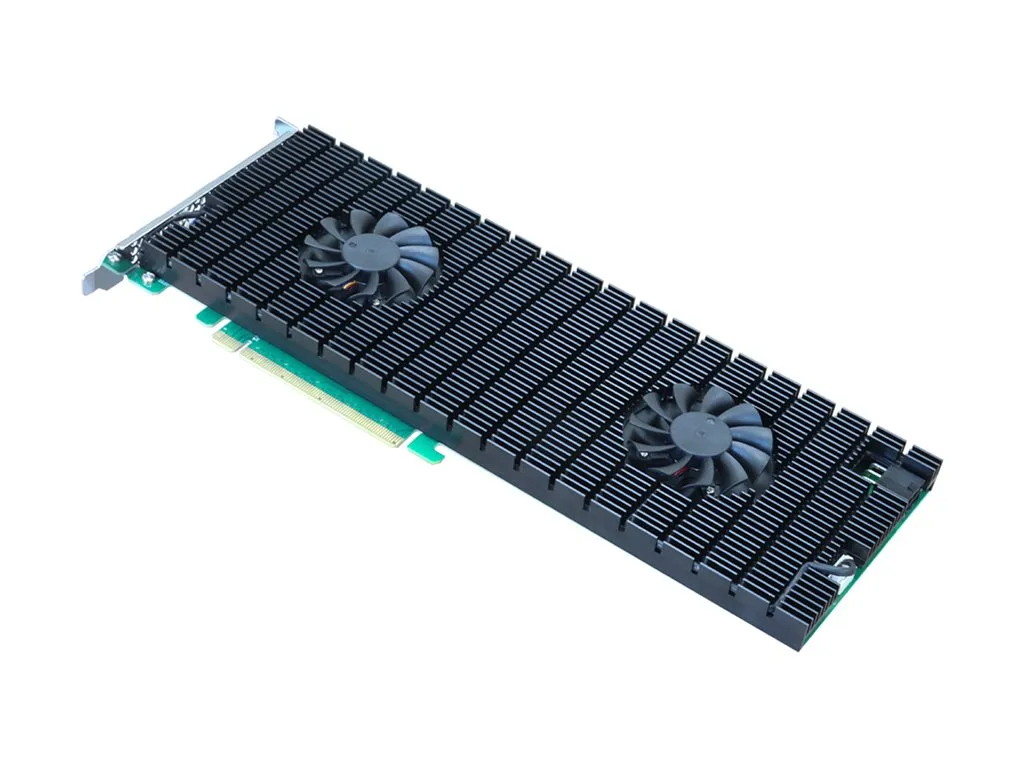 HighPoint Rocket 1108A - Storage controller - HBA - 8 Channel - M.2 NVMe Card - PCIe 3.0 x16 R1108A