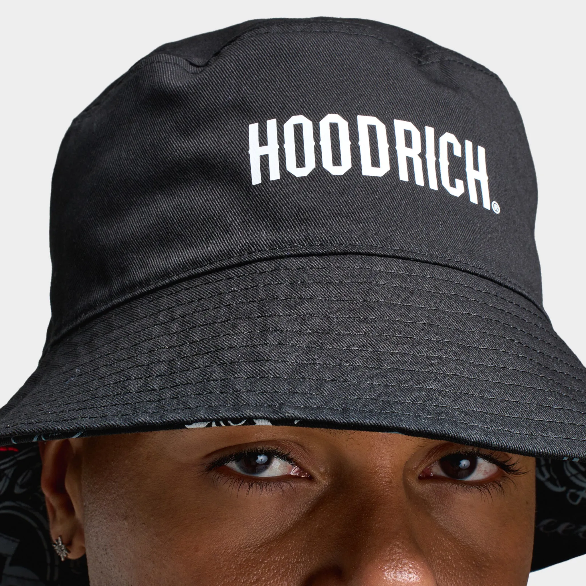 Hoodrich Gothtoss Reversible Bucket Hat Black / White