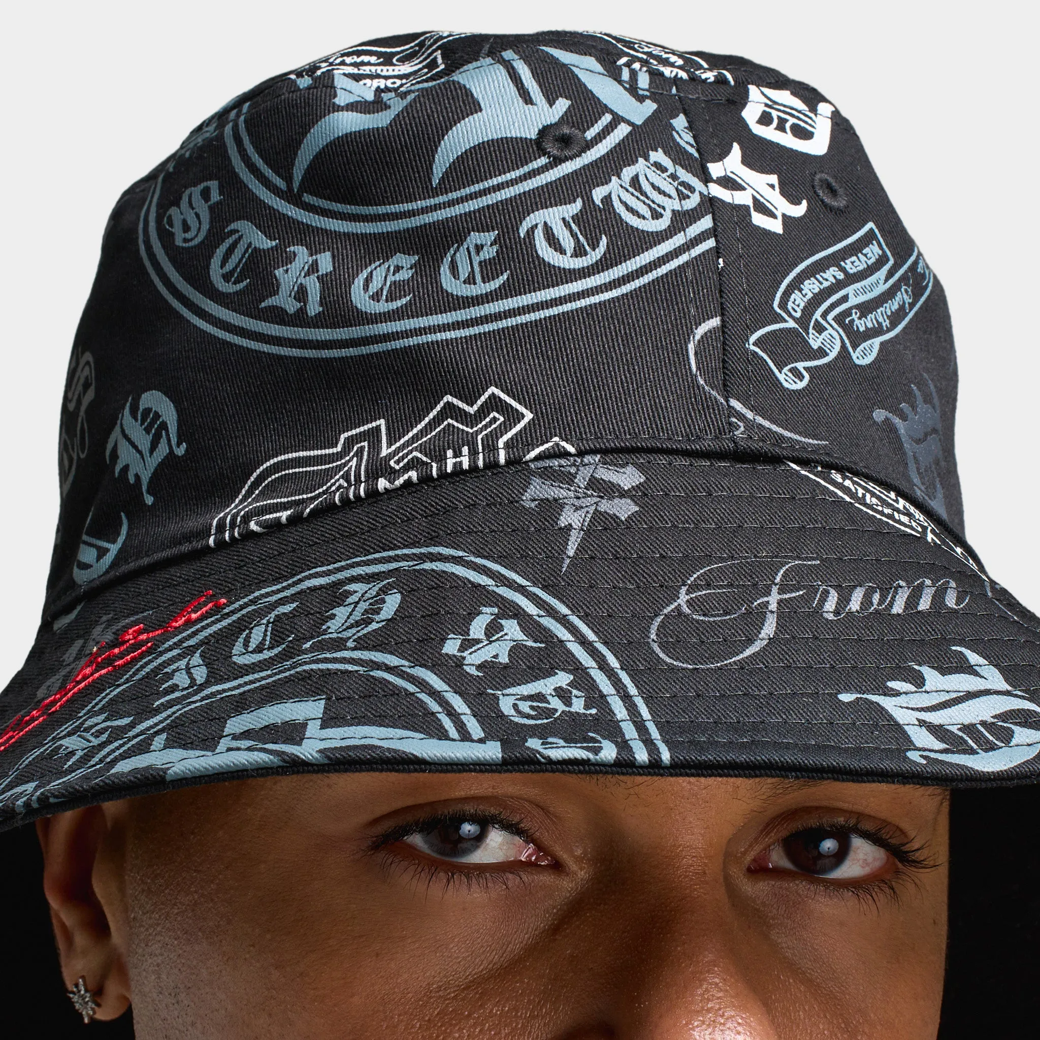 Hoodrich Gothtoss Reversible Bucket Hat Black / White
