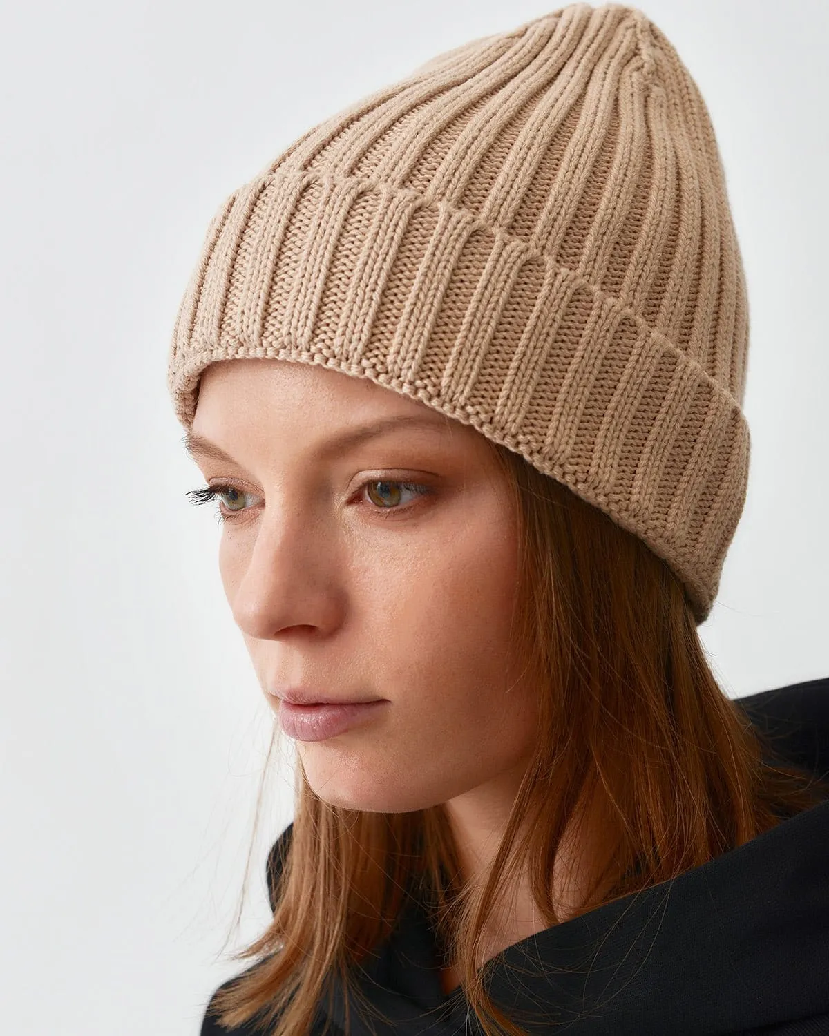 Knitted Organic Cotton Ribbed Hat | Multiple Colours