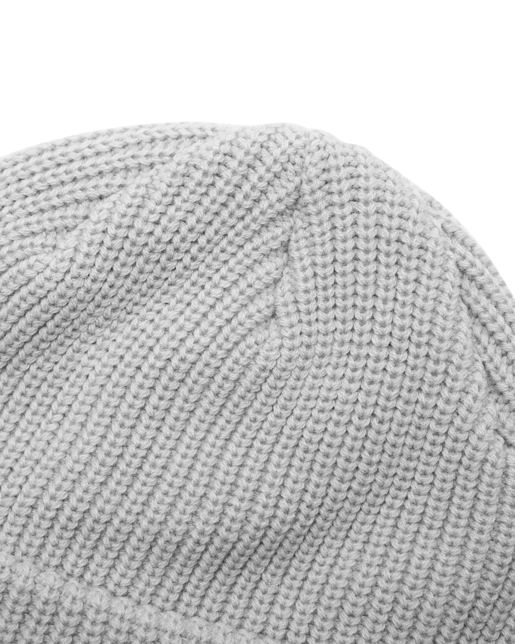 Logo Knit Ribbed Beanie