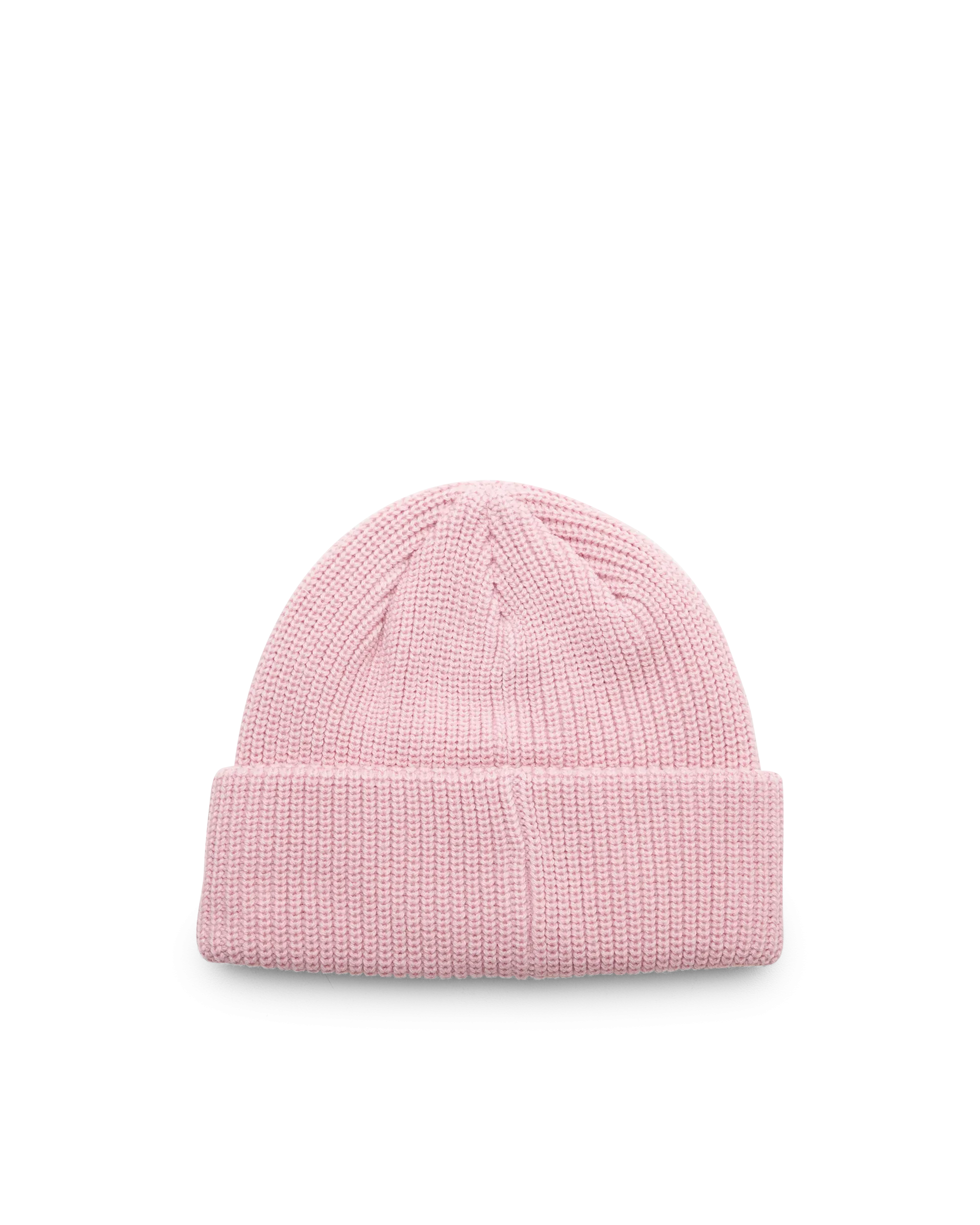 Logo Knit Ribbed Beanie