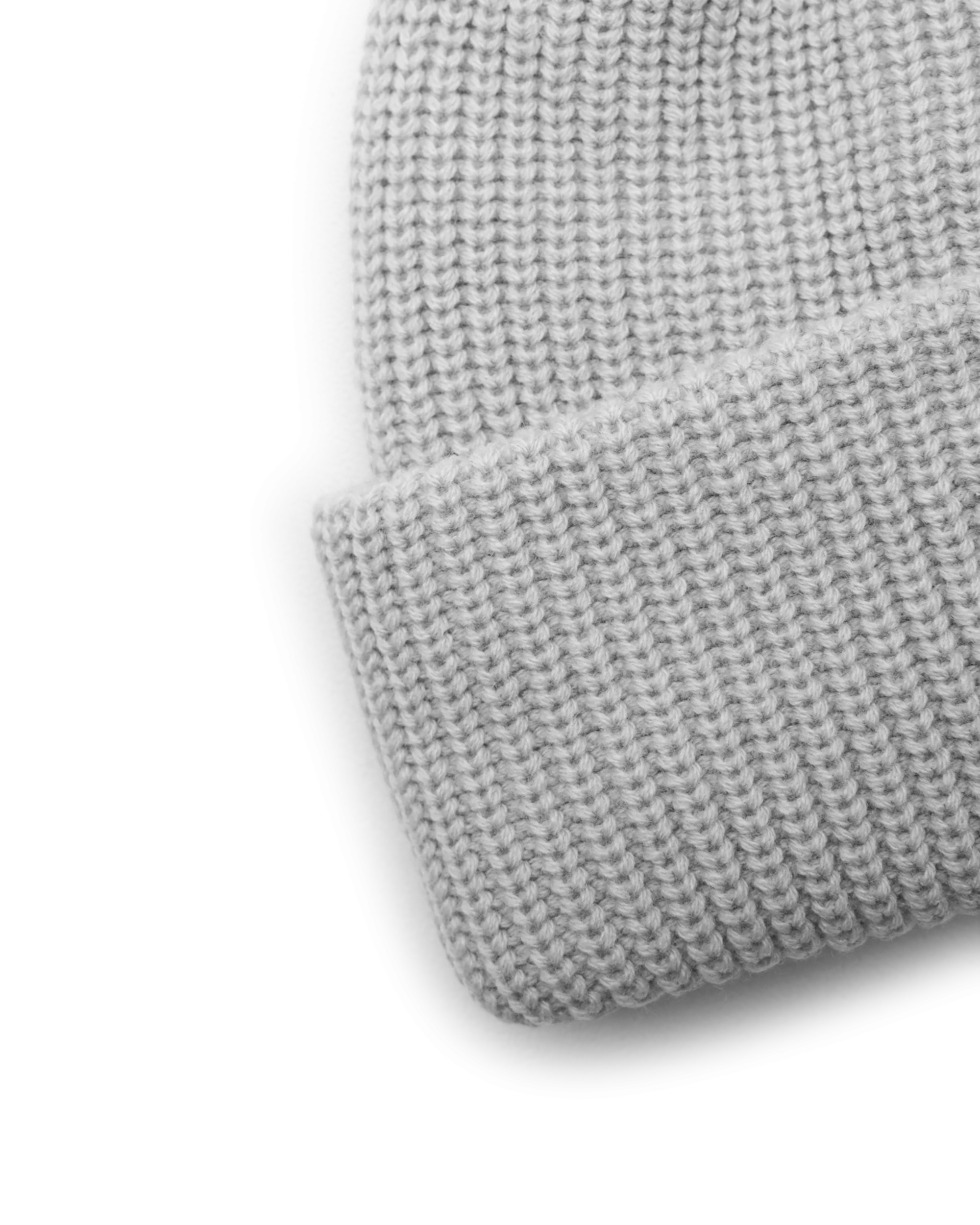 Logo Knit Ribbed Beanie