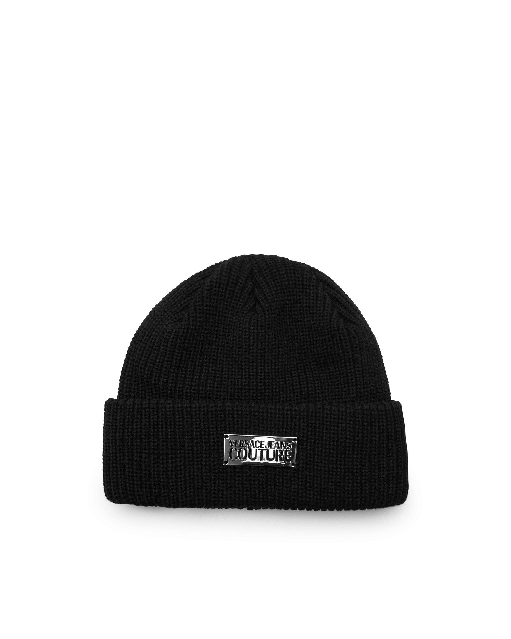 Logo Knit Ribbed Beanie