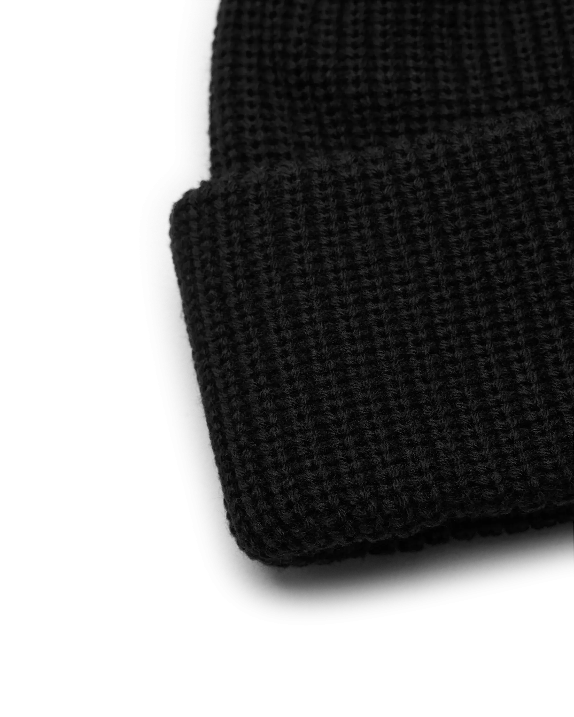 Logo Knit Ribbed Beanie
