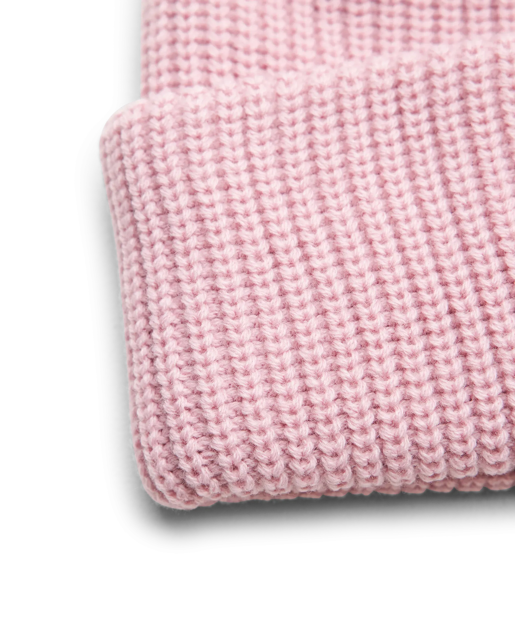 Logo Knit Ribbed Beanie