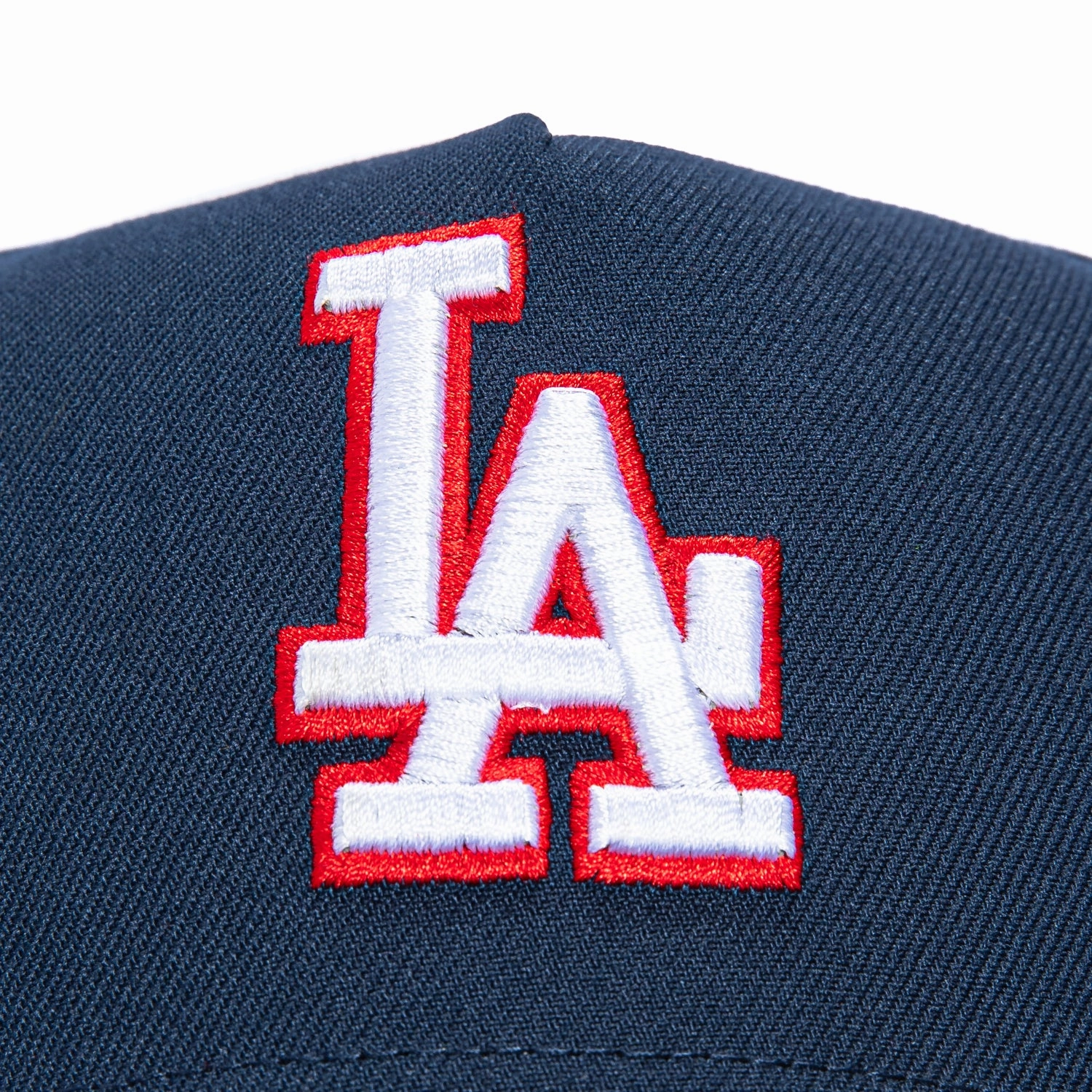 New Era 9Forty A-Frame Los Angeles Dodgers Korea Flag Patch Snapback Hat - Navy. White. Red