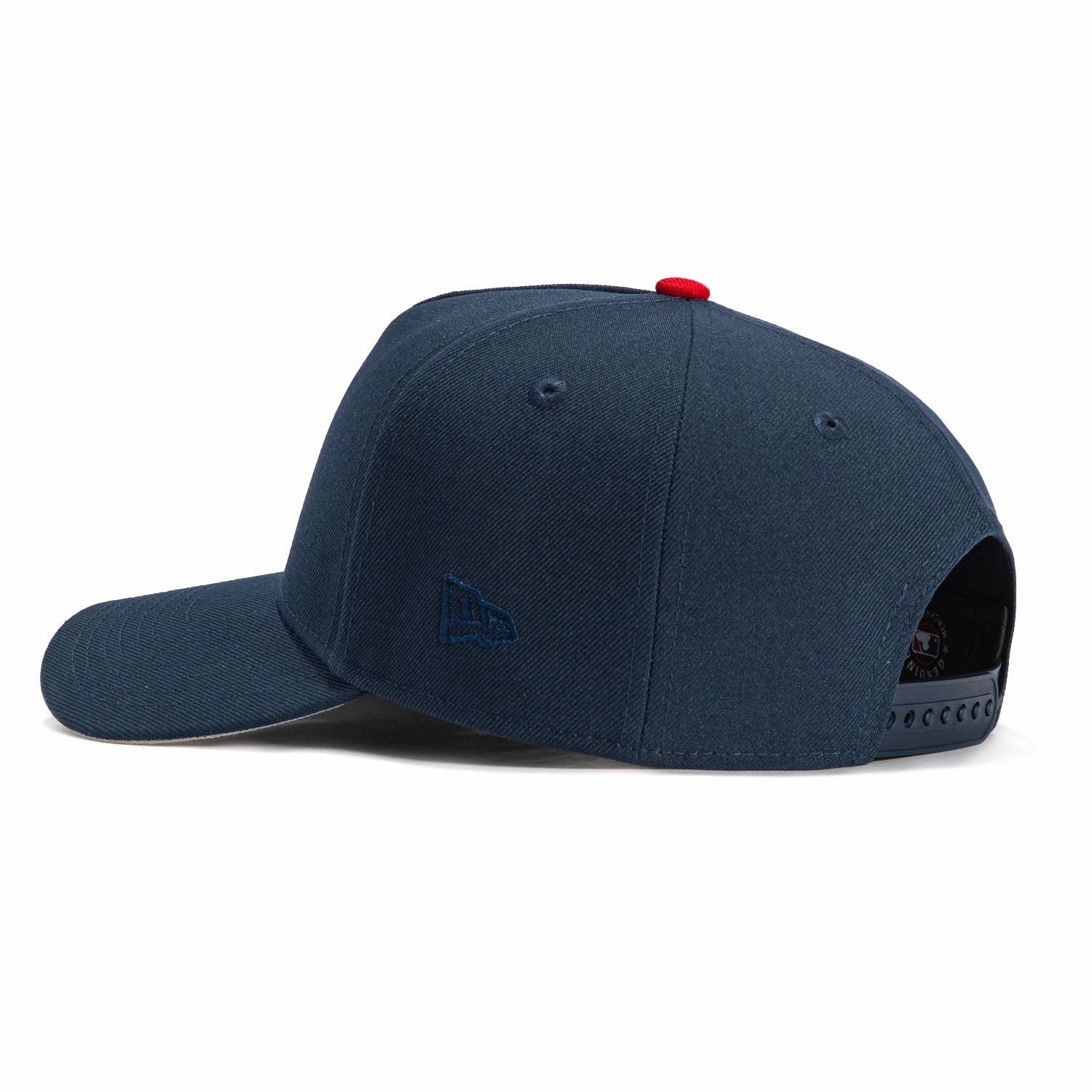 New Era 9Forty A-Frame Los Angeles Dodgers Korea Flag Patch Snapback Hat - Navy. White. Red