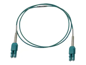 Ortronics Infinium Ultra - Patch cable - LC multi-mode to LC multi-mode - 1 m - 0.1 in - fiber optic - duplex - OM4 - OFNP - L3-8080B2EAB1001M