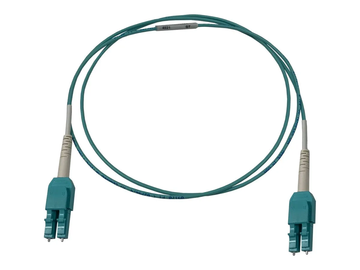 Ortronics Infinium Ultra - Patch cable - LC multi-mode to LC multi-mode - 1 m - 0.1 in - fiber optic - duplex - OM4 - OFNP - L3-8080B2EAB1001M