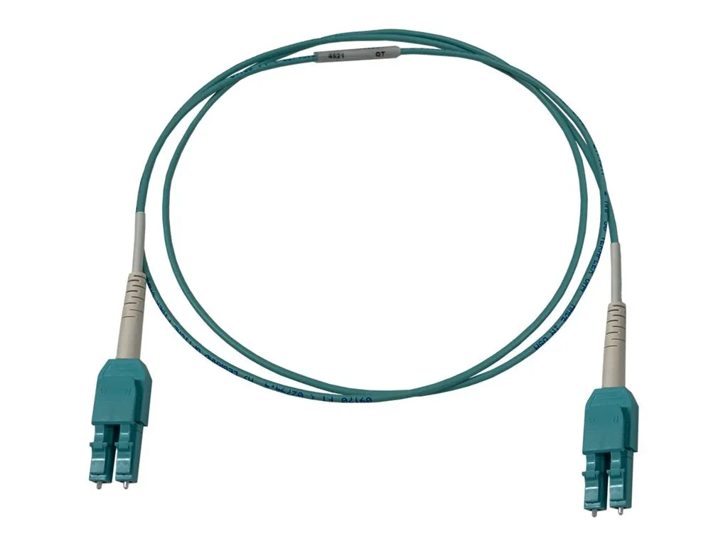 Ortronics Infinium Ultra - Patch cable - LC multi-mode to LC multi-mode - 1 m - 0.1 in - fiber optic - duplex - OM4 - OFNP - L3-8080B2EAB1001M