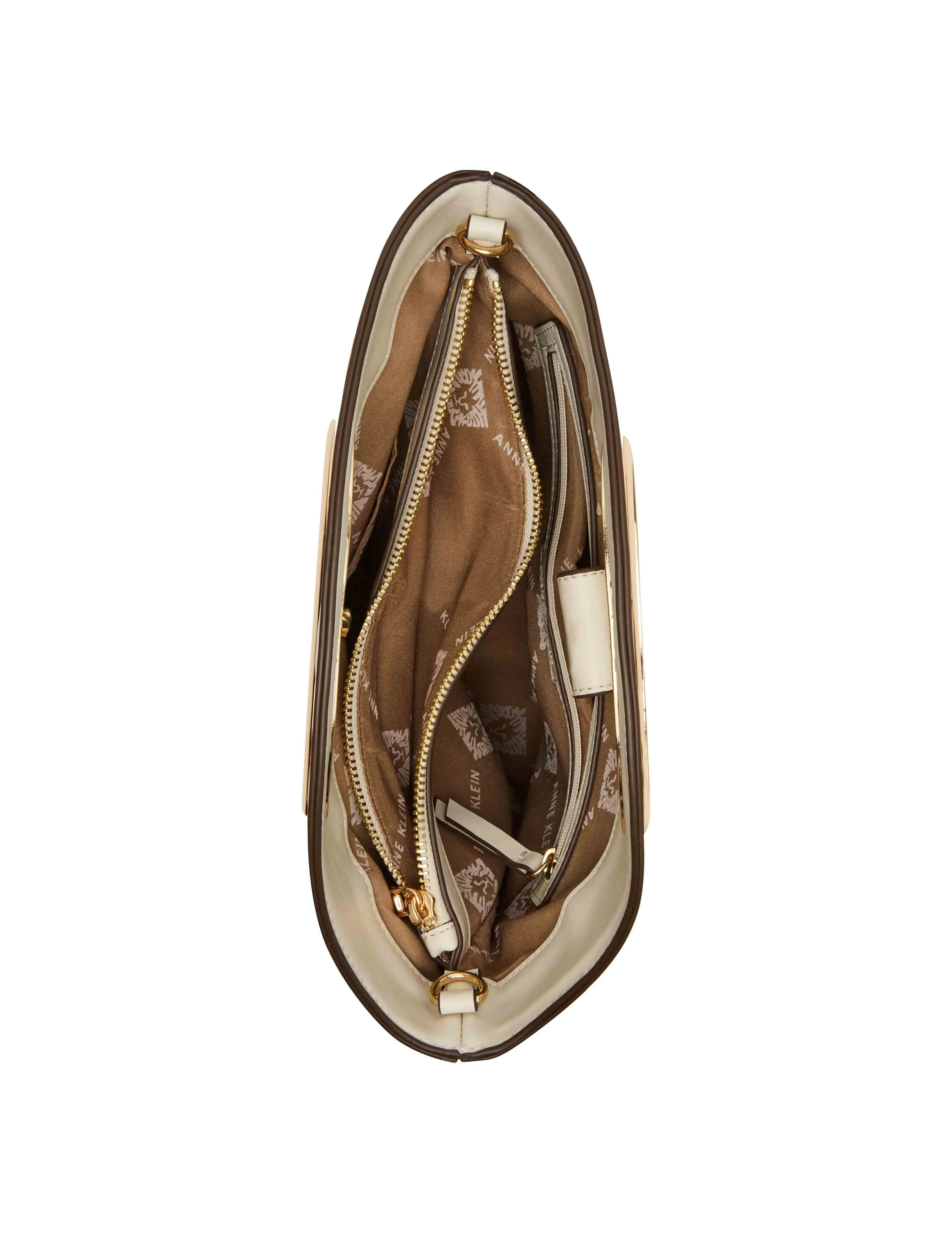 Oval Handle Straw Bucket with Shell Mirror