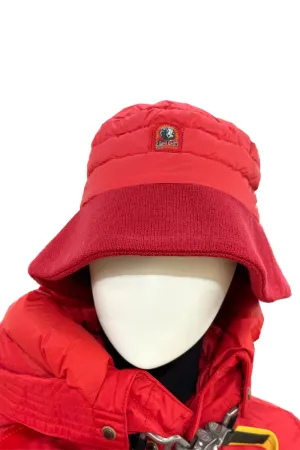 Puffer Bucket Hat Unique Red