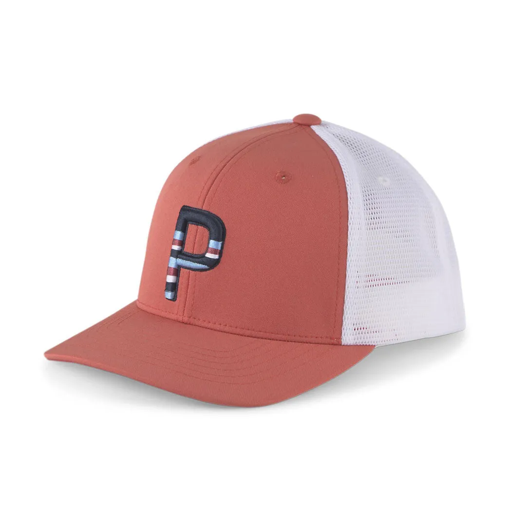 Puma - Sundown Trucker "P" Snapback Golf Cap (023738 04)