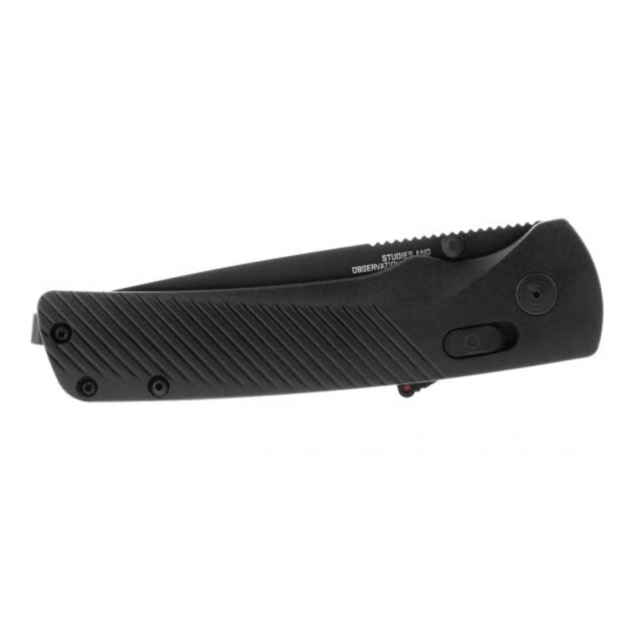 SOG Folding Knife - Flash AT Partially Serrated Blade Blackout Handle | 11-18-02-41