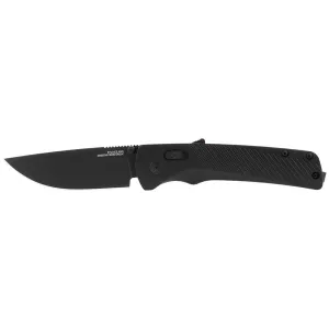 SOG Folding Knife - Flash AT Plain Edge Blade with Blackout Handle | 11-18-01-41