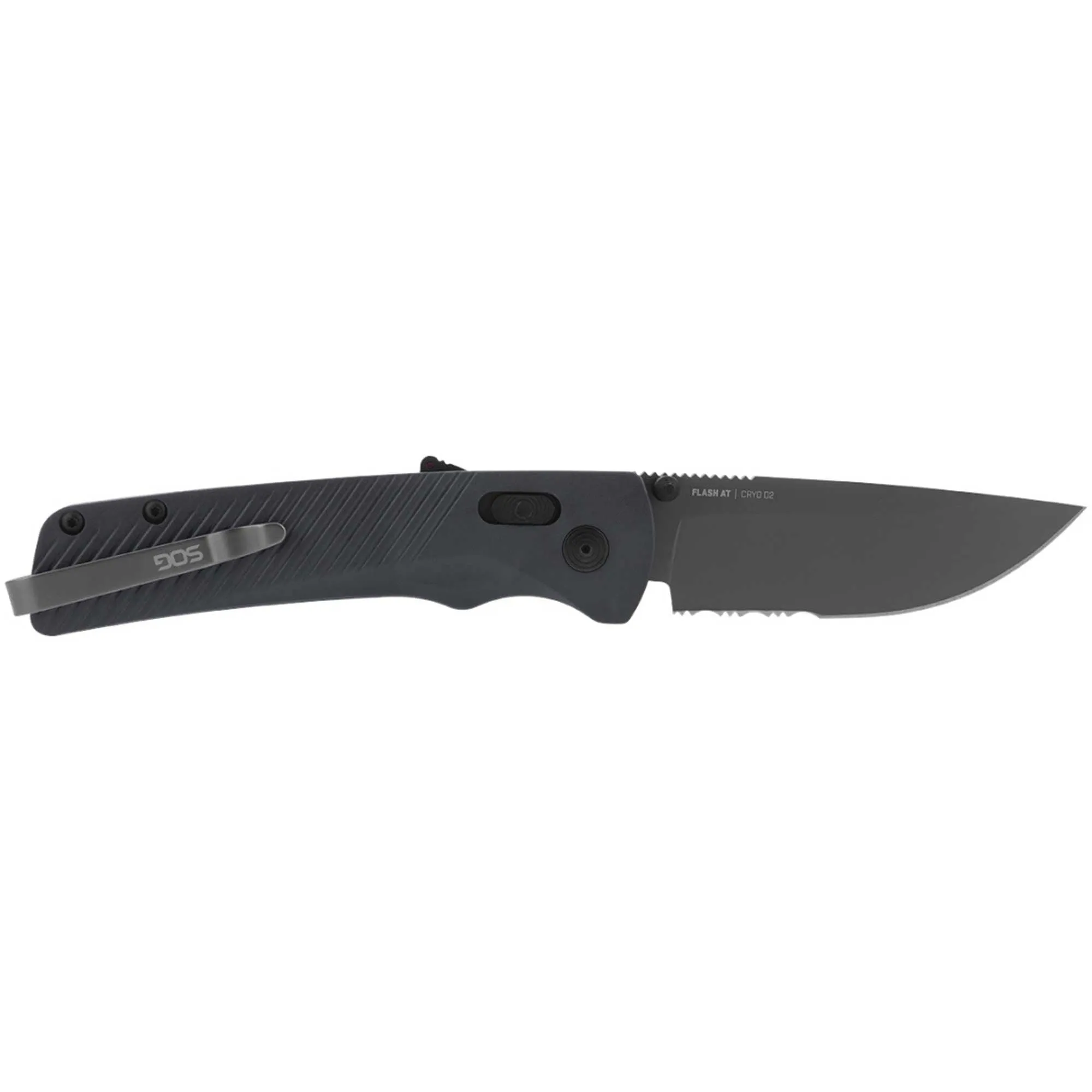 SOG Folding Knife - Flash AT Stainless Steel Blade Urban Grey Handle | 11-18-06-41