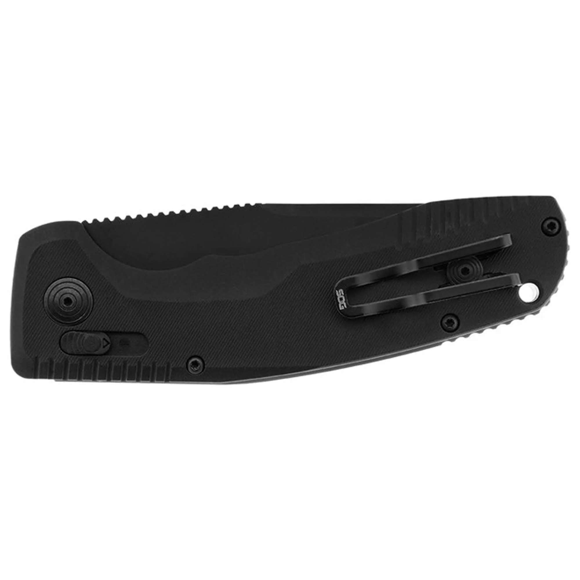 SOG Folding Knife - Tac AU Partially Serrated Edge Cryo D2 Steel Blade | 15-38-02-57