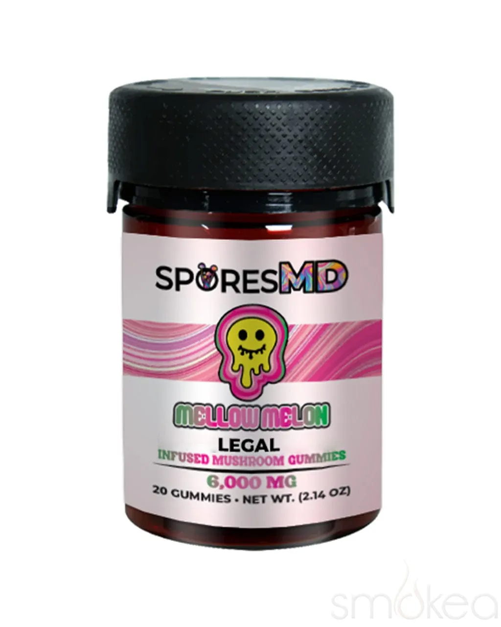 Spores MD Infused Mushroom Gummies - Mellow Melon (20-Pack)