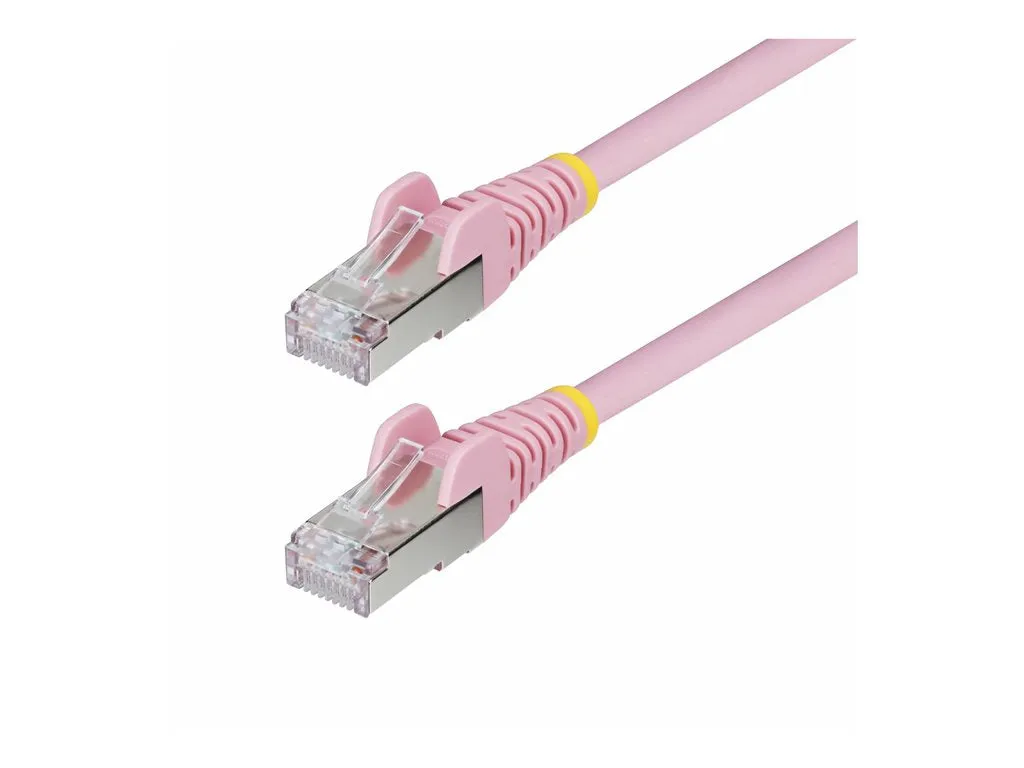 StarTech.com 10ft Pink CAT6a Ethernet Cable, Snagless, S/FTP, 10G, LSZH - Patch cable - RJ-45 (M) to RJ-45 (M) - 10 ft - 0.2 NLPN-10F-CAT6A-PATCH