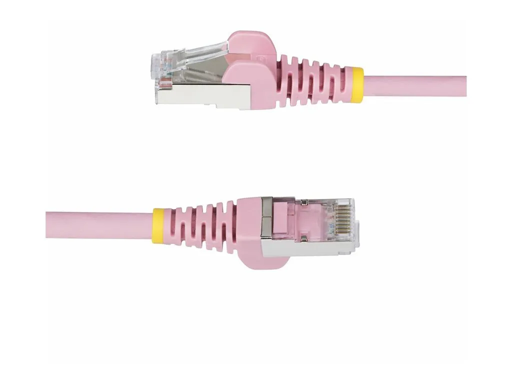 StarTech.com 10ft Pink CAT6a Ethernet Cable, Snagless, S/FTP, 10G, LSZH - Patch cable - RJ-45 (M) to RJ-45 (M) - 10 ft - 0.2 NLPN-10F-CAT6A-PATCH