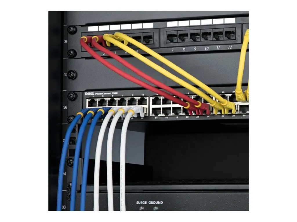 StarTech.com 10ft Red CAT6a Ethernet Cable, Snagless, S/FTP, 10G, LSZH - Patch cable - RJ-45 (M) to RJ-45 (M) - 10 ft - 0.2 in NLRD-10F-CAT6A-PATCH