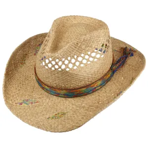 Stetson 3698534 Tianya Western Festival Raffia Hat