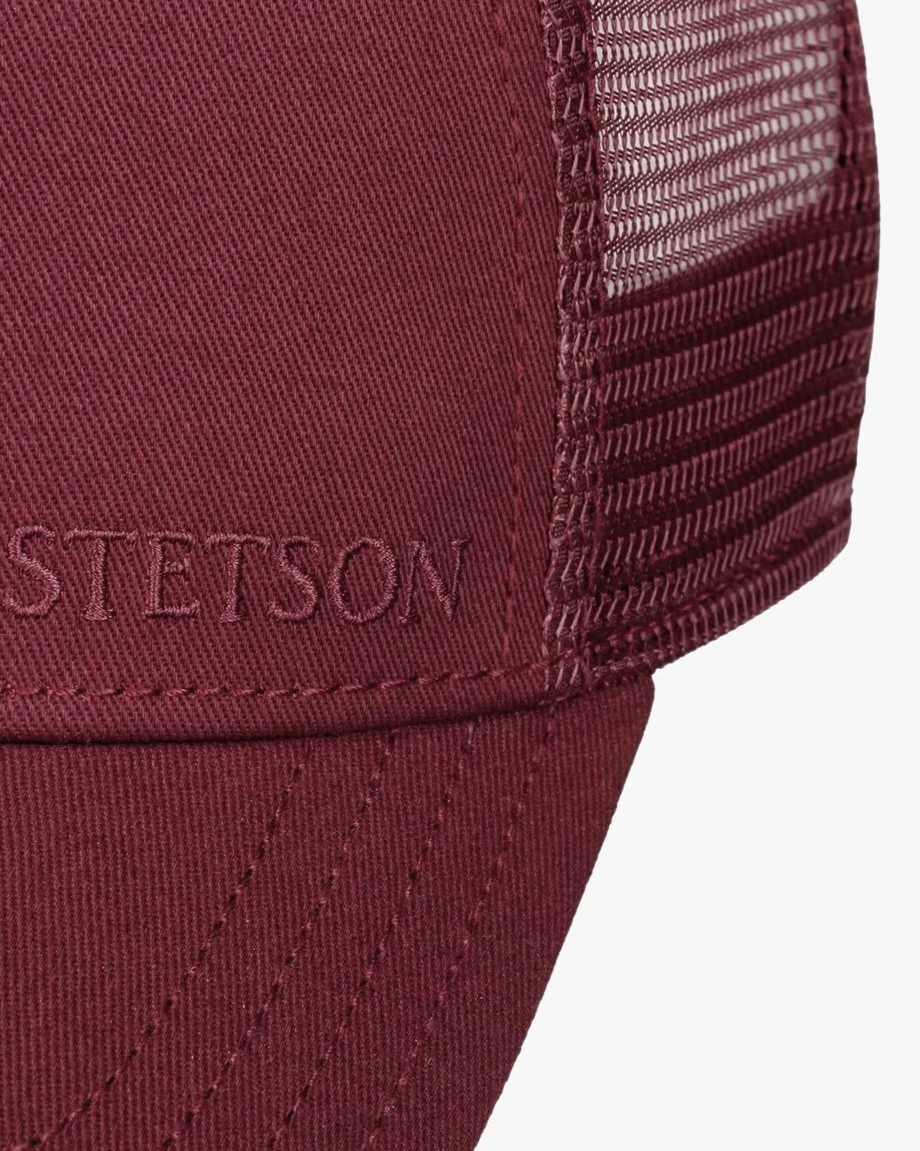 Stetson Cotton Trucker Cap - Red