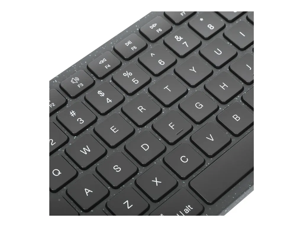 Targus - Keyboard and mouse set - EcoSmart, midsize, comfort, combo - full size - antimicrobial - wireless - 2.4 GHz, Bluetooth AKM626USZ
