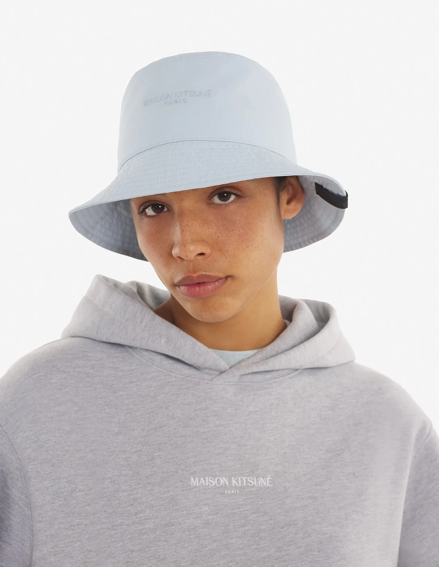 Unisex Technical Bucket Hat Pale Blue